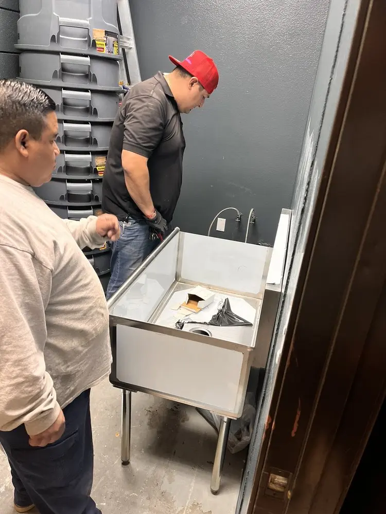 Commercial plumbing and sink installation in Fort Myer